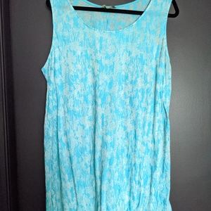 2X light teal Chalet Tank Top